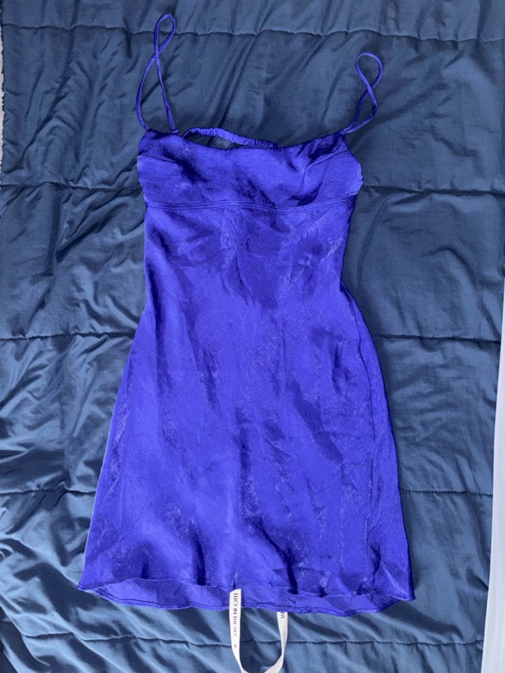 Blue dress